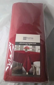 JC PENNEY Home Collection Round 70" Provincial Tablecloth Red New With Tags - Picture 1 of 7