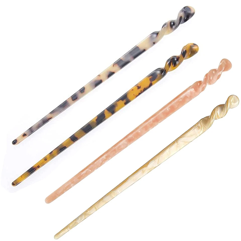 Horquilla Comfortis carey, horquilla individual, adorno para el cabello, estilo japonés,_ Foto 1 de 4