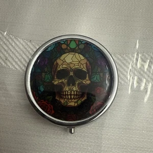 Van Gogh Esqueleto Pastillero Fumar Estuche Pastillero Caja Soporte Bellas Artes Pintura  - Imagen 1 de 3