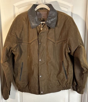 Outback Trading Company Oilskin Trailblazer Jacket Waterproof Insulated Men’s LG - Image 1 of 4
