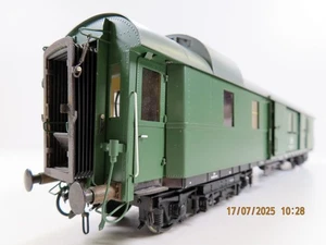 (0MIS96) FULGUREX Spur 0 Einheits- Gepäckwagen Düe 927 der DB, MESSING, VP - Picture 1 of 14