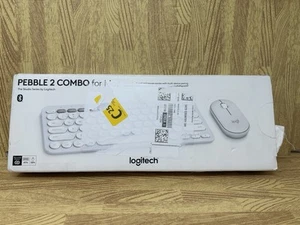Logitech Pebble 2 Combo Wireless Keyboard/Mouse Bundle for Mac - Tonal White - Bild 1 von 7