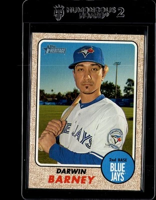 2017 Topps Heritage #312 Darwin Barney - Image 1 of 2