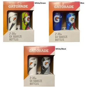 Gatorade GX 30oz Montage Squeeze Water Bottles, 2 Pack - Picture 1 of 5