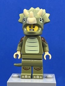 LEGO Minifigure Series 25 Triceratops Costume Fan col431 71045 Dinosaurs