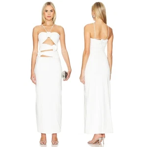 MAYGEL CORONEL Veranera Maxikleid Rosette formell Braut skurril Einheitsgröße - Bild 1 von 11