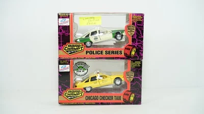 Road Champs 1/43 Diecast NYC Taxi & Checker Taxi Lote F79 Foto 1 de 4