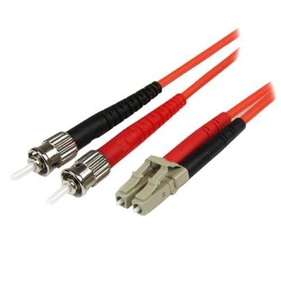 StarTech.com 50FIBLCST1 LWL/Glasfaser 50/125µ Duplex Patchkabel 1m LC/ST - Bild 1 von 3
