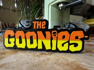 The Goonies | Logo | Sign | Movie | 3D Printed | Collectors 18cm X 8cm - Picture 1 of 5
