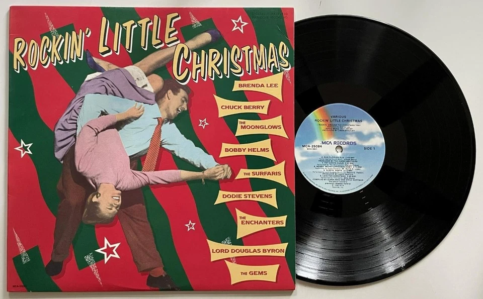 Rockin' Little Christmas LP M- MCA Chuck Berry Surfaris Gems Enchanters ++ - Image 1 of 4
