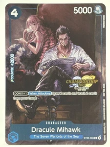 Dracule Mihawk ST03-005 EN UNA PIEZA TCG 2023 Celebración del Campeonato-Nuevo - Imagen 1 de 4