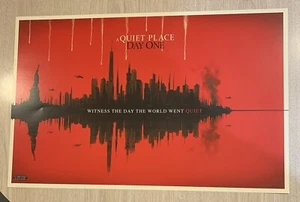 2024 A QUIET PLACE DAY ONE LIMITED EXCLUSIVE AMC HORROR MOVIE POSTER 17x 11 MINT - Picture 1 of 5