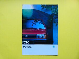 Prospekt / Katalog / Brochure VW Polo II (Typ 86C 2F) Fox, CL und GT - 01/93
