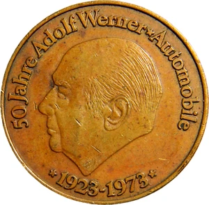 Germany 1923-1973 50 años Adolf Werner Automobile Token (03767) - Imagen 1 de 2