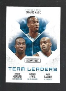 2010-11 Panini R&S #22 Dwight Howard, Vince Carter, Rashard Lewis, Orlando Magic