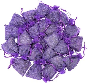 French Lavender Sachets for Drawers and Value Bag 24 Sachets, Purple Sachet - Picture 1 of 7