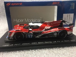 Spark 1/43 Ligier Js P217 Gibson Equipo Idec Sport #17 24h Le Mans 2017 Arte - Imagen 1 de 2