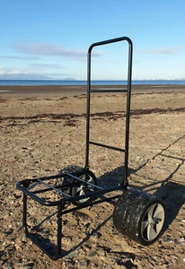 BISON 4 WHEEL FOLDING FISHING SEATBOX BEACH TROLLEY - Picture 1 of 1