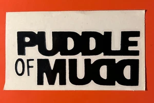 PUDDLE OF MUDD VINTAGE DECAL/STICKER 5"X3" BLACK EXCELLENT - Picture 1 of 1