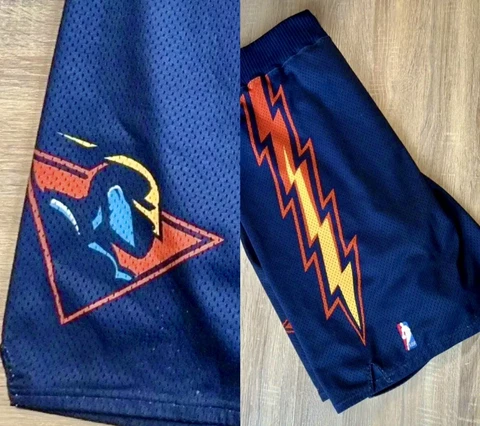 Golden State Warriors Authentic game shorts On court Starter XXL 44 pro cut nba Cover