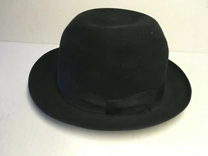 Vintage Champ Space/Weight Black Fedora Hat 6-3/4" - Picture 1 of 10