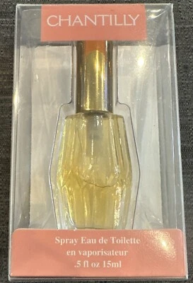 CHANTILLY EAU DE Toilette .5 oz Eau de Toilette Spray - New - Package Not Sealed - Image 1 of 3