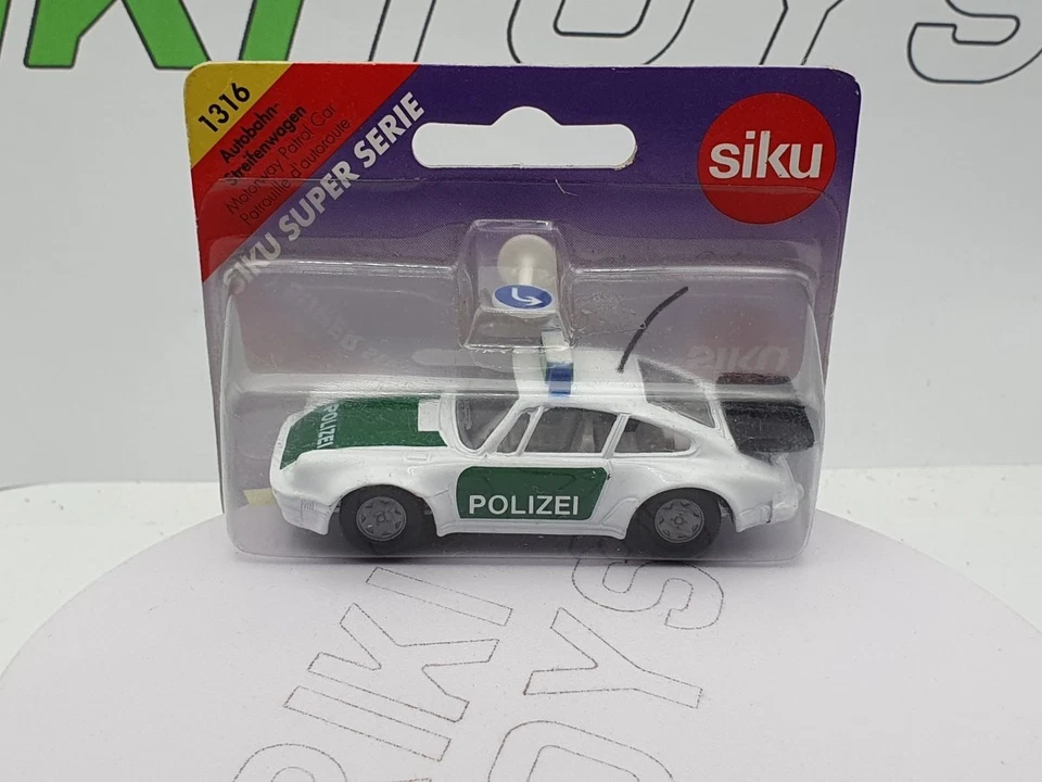 Porsche 911 Turbo Polizei Siku 1/60 - Immagine 1 di 1