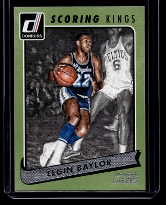 Elgin Baylor Scoring Kings Insert Donruss 2015-16 Card #18 Los Angeles Lakers Foto 1 de 2