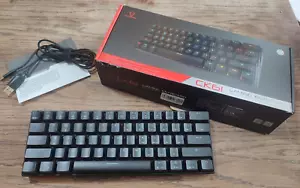 Motospeed CK61 Mechanical Gaming Keyboard Multiprogram LEDs Compact UK Stock - Picture 1 of 2