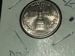 Mint Error Coin 2000 p Maryland State Quarter DDR - Picture 1 of 7