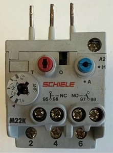 Relé de protección del motor Schiele / 0,90A-1,40A / M22K - Imagen 1 de 7