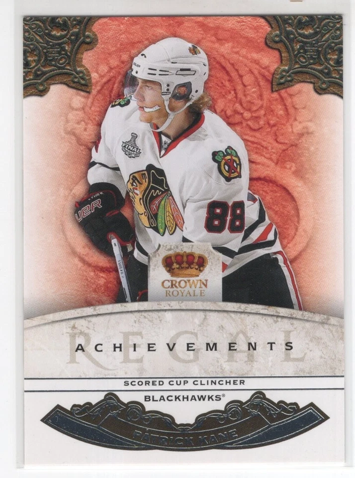 10/11 PANINI CROWN ROYALE PATRICK KANE LOGROS REALES/499 #1 Foto 1 de 1