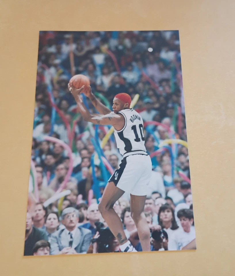 Foto tipo 1 de Dennis Rodman San Antonio Spurs 4x6 Hw3545 Foto 1 de 1
