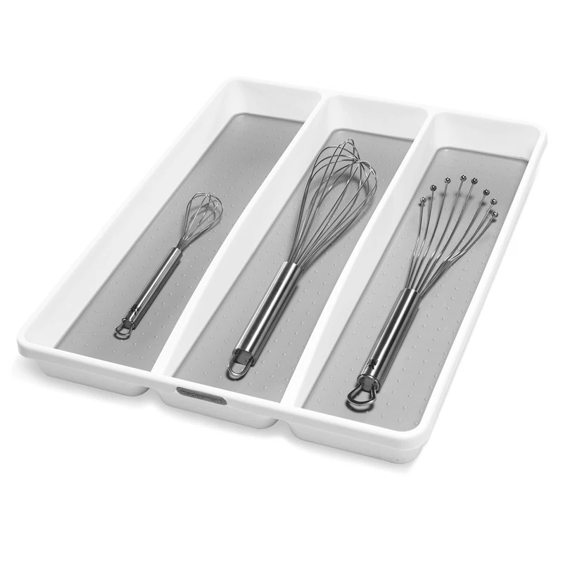 Bandeja de utensilios Madesmart 29100 blanca y gris para almacenamiento de cocina Foto 1 de 1