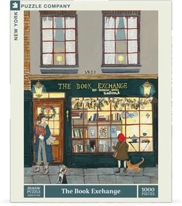 - Loré Pemberton the Book Exchange - 1000 Piece Jigsaw Puzzle for Family Game Ni - Picture 1 of 12