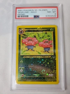 Swirl 2001 Southern Islands Promo #17 Vileplume Holo PSA 8  Pokemon TCG - Picture 1 of 3