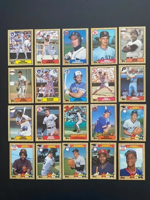 1987 Topps All Stars, Record Breakers, Futures, 20 en total, All Great Players 38 años Foto 1 de 4