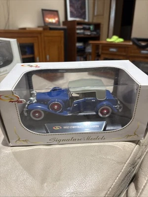 1932 Chrysler Lebaron Blue  1/32 Diecast Car Signature Models - Image 1 of 4