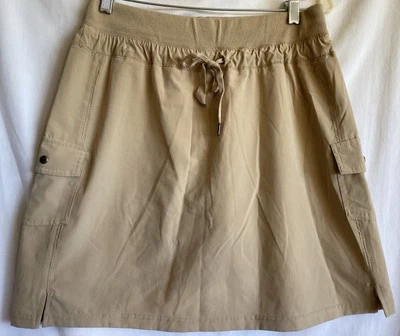 CHÁ VERDE, Feminino M, Saia Curta Cargo SKORT, Cáqui, Cordão, Novo sem etiquetas - Imagem 1 de 4