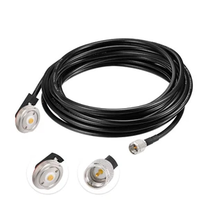 5pcs NMO Mount to Mini UHF Male RG58 Coaxial Pigtail Cable for Two-Way CB Radio - Picture 1 of 14