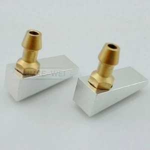 2 x Aluminium single Inlet Water Pickup Flush Type for RC Boat Cooling 8 x 20mm - Picture 1 of 3