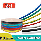 2:1 HEAT SHRINK TUBING TUBE SLEEVING WRAP CABLE WIRE 7 COLORS 3.5mm Diameter