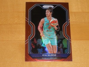 Kia Nurse 2021 Panini Prizm WNBA 11 Red Prizm SP /299 Mercury