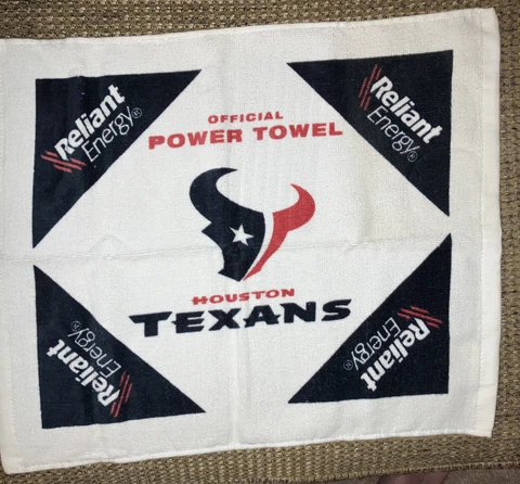 HOUSTON TEXANS OFFICIAL LIBERTY WHITE POWER TOWEL  NEW Cover