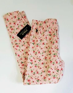 Polo Ralph Lauren Girls Floral Stretch Jersey Leggings Pink Floral Sz XL - NWT - Picture 1 of 1