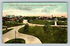Marion IN Indiana, cercle en acier, hôpitaux à domicile pour soldats, carte postale vintage c1909