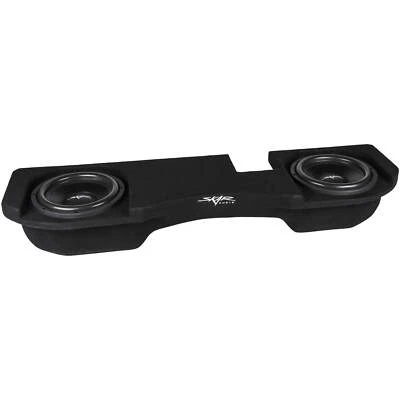 NEW DUAL 12" 1600W LOADED SEALED SUB BOX FITS 2002-2018 RAM 1500 QUAD/CREW CAB - Image 1 of 4