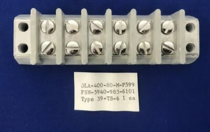 PLACA TERMINAL DIALIGHT 39TB6 12 TORNILLOS NSN: 5940-00-983-6101 - Imagen 1 de 6