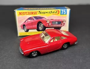Matchbox Superfast #75A3 Ferrari Berlinetta 1970 With Box (Read Description) - Picture 1 of 4