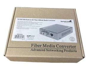 Tripp Lite Lc Multimode Fiber Media Converter Gigabit Rj45 10/100/1000 **SALE** - Picture 1 of 2